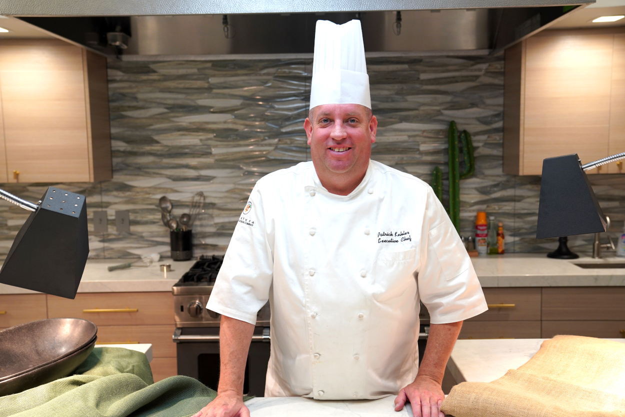 Chef Patrick Kehler in the Innovation Kitchen, located in the North Building of the Phoenix Convention Center. 