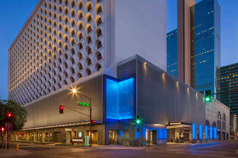 Building exterior in downtown Phoenix